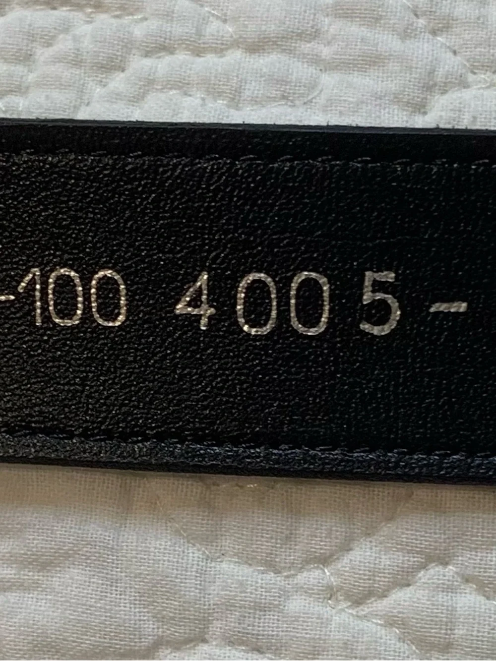 Vintage Manhattan Black Leather Belt with Gold-Tone Buckle